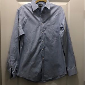 Jos A Bank light blue long sleeve dress shirt, size 16-35